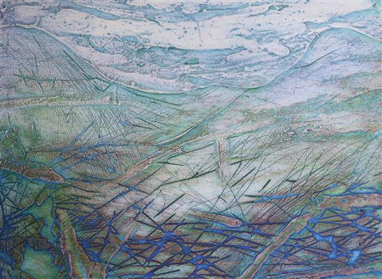 Brenda Hartill Stormlands VI 32 x 43cm